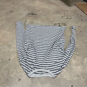 Goodfellow & Co. Gray and Black Striped Shirt